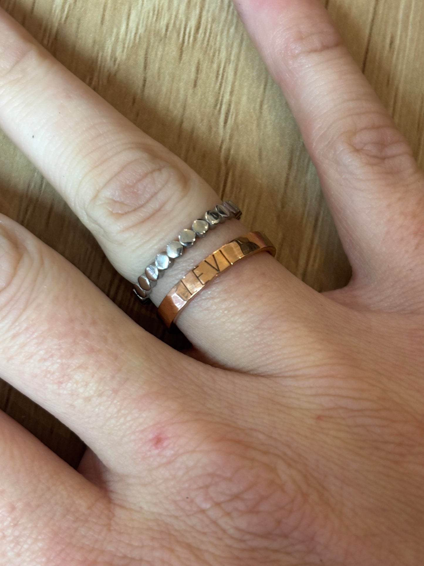 Rose Gold Engravable Ring