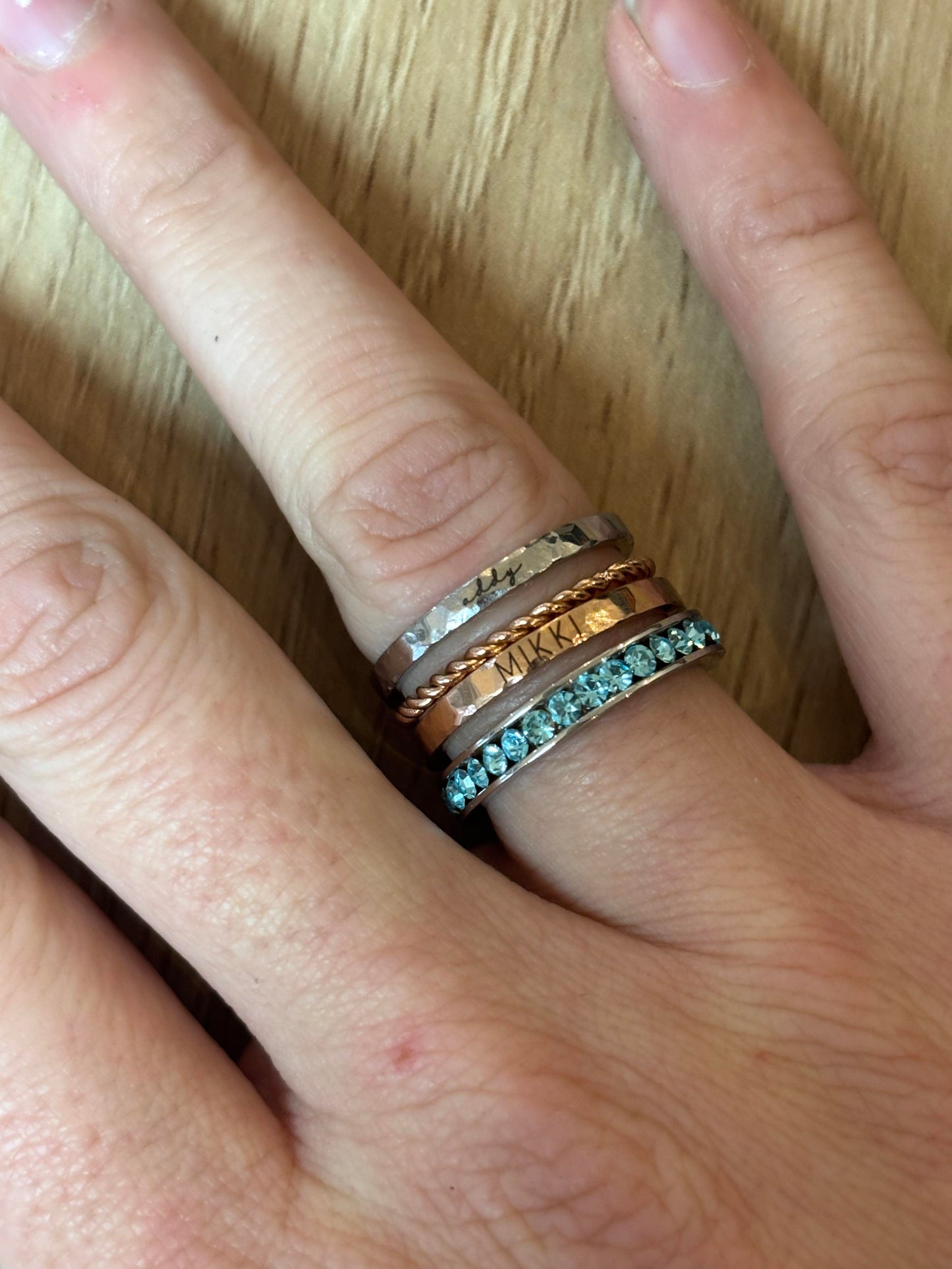 CZ Birthstone Eternity Ring